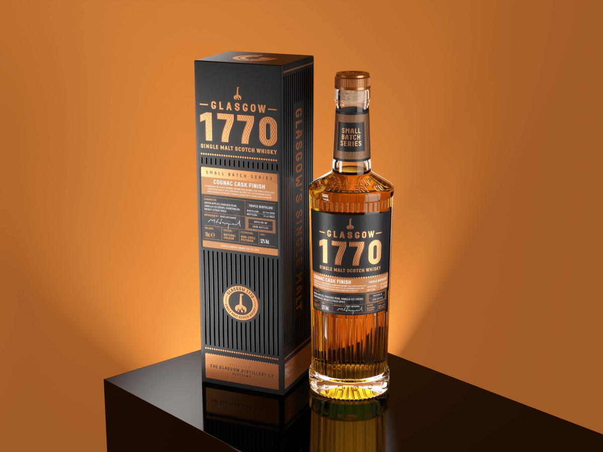 Glasgow 1770 Cognac Cask Finish - Triple Distilled